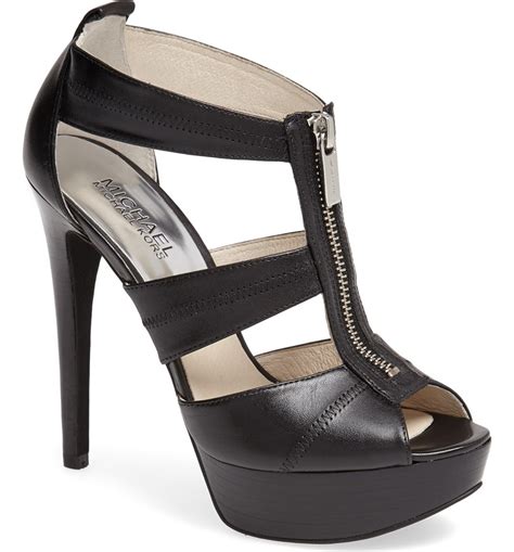 berkley platform leather sandal michael kors|Michael Kors berkley flat sandals.